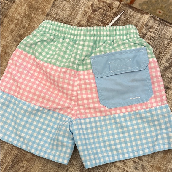 JBAILEY by Bailey Boys Gingham swim trunks - Picture 4 of 6